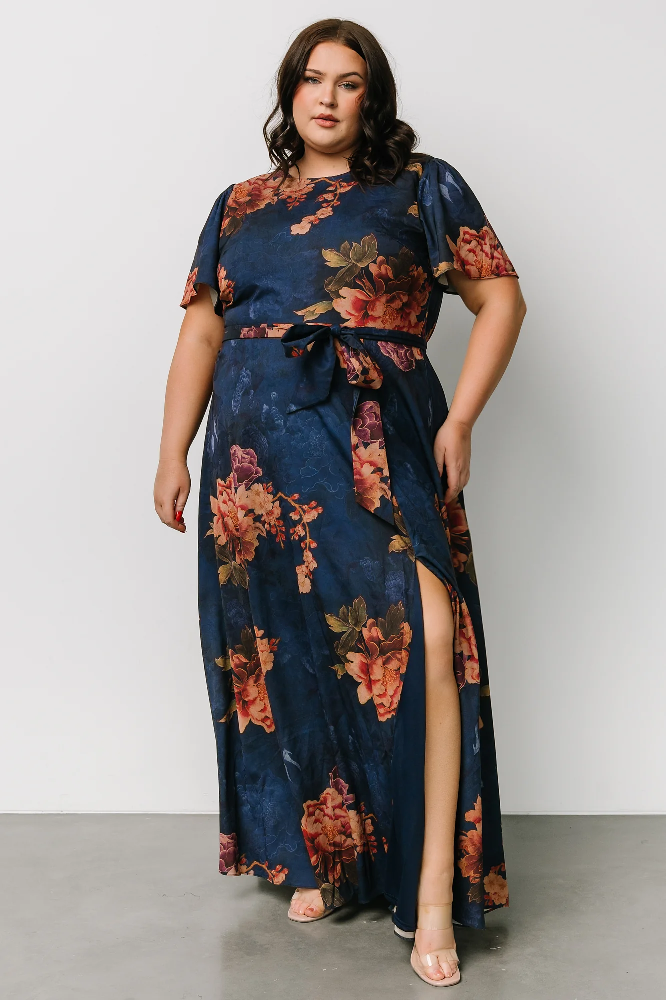 Colina Maxi Dress | Navy Floral