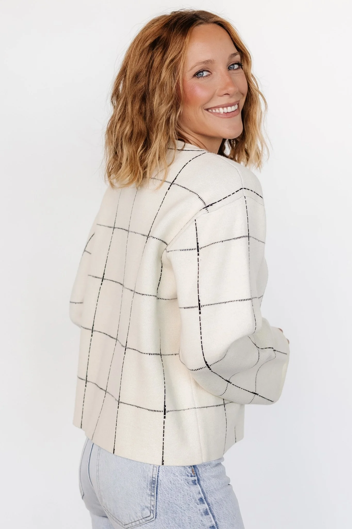 Remington Sweater | Ivory + Black